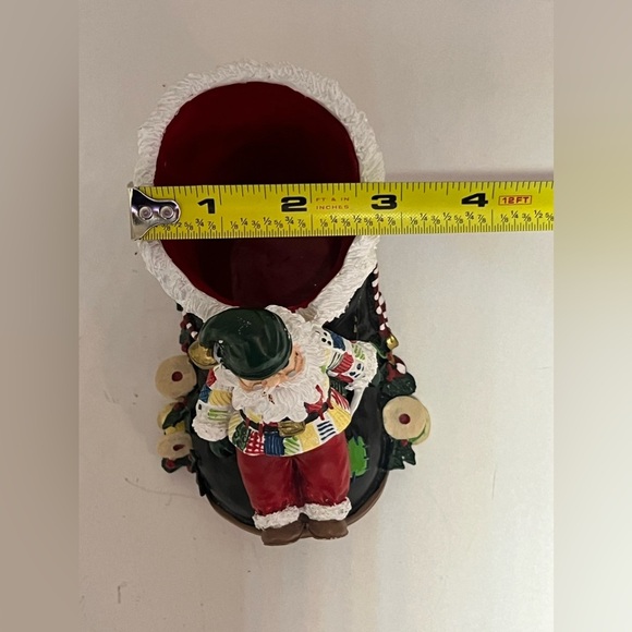 Sleeping Santa In A Boot - Planter Sewing Thread Pen Holder - Picture 9 of 11